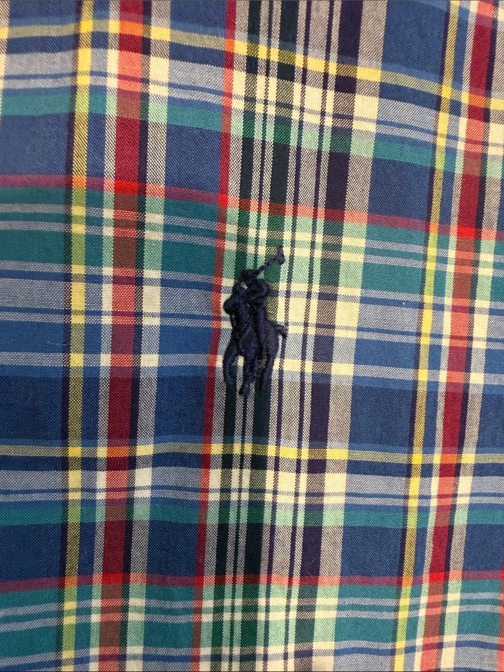 Ralph Lauren Blue Plaid Button-Down Shirt - Men